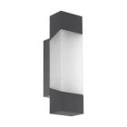 Luminaire extérieur anthracite en métal, Evan, IP44
