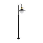 Luminaire extérieur doré en métal, Jaylano, IP44