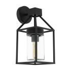 Luminaire extérieur noire en métal, Riff, IP44