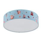 Plafonnier pour enfants multicolore en métal, Mei
