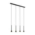 Suspension noire en acier, Marielle