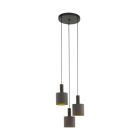 Suspension marronne en tissu, Mies