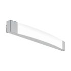 Éclairage miroir chromé en plastique, Rafi, 16W, 4000K LED, IP44