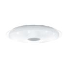 Lampe plafond transparente en plastique, Dunya, 40W, couleur réglable LED