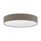 Plafonnier taupe en plastique, Sila, 40W, blanc chaud à froid réglable LED, avec télécommande