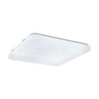 Lampe plafond blanche en acier, Eloise, 17W, 3000K LED