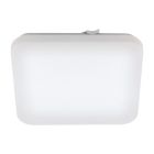 Plafonnier blanc en plastique, Eloise, 17W, 3000K LED, IP44