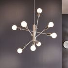 Suspension blanche en acier, Pauline