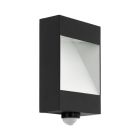 Applique extérieur avec détecteur de mouvement anthracite en aluminium, Elvi, 10W, 3000K LED, IP44