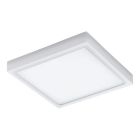 Luminaire extérieur blanc en aluminium, Evi, 22W, blanc chaud à froid réglable LED, IP44, avec télécommande