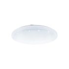 Lampe plafond blanche en acier, Eloise, 24W, couleur réglable LED
