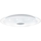 Lampe plafond transparente en acier, Dunya, 36W, couleur réglable LED
