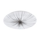 Lampe plafond blanche en acier, Josta, 24W, 3000K LED