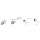 Spot plafond blanc en acier, Tinke