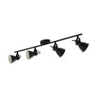 Spot plafond noir en acier, Tinke