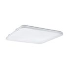 Lampe plafond blanche en acier, Eloise, 50W, 3000K LED