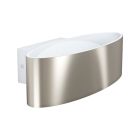 Applique murale nickel en aluminium, Elmar, 10W, 3000K LED