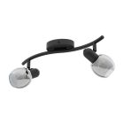 Spot plafond noir en acier, Ritchy