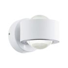 Luminaire extérieur blanc en aluminium, Lyn, 2W, 3000K LED, IP44