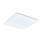 Lampe plafond blanche en acier, Yannick, 20W, 4000K LED
