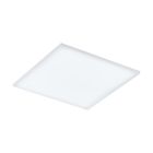 Lampe plafond blanche en acier, Yannick, 33W, 4000K LED