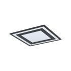 Lampe plafond noire en aluminium, Tirzah, 24W, 4000K LED