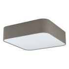 Lampe plafond blanche en acier, Abano