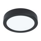 Plafonnier noir en acier, Pascale, 10W, 4000K LED