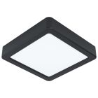 Plafonnier noir en acier, Pascale, 10W, 4000K LED