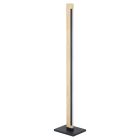 Lampadaire en bois marron, Ludovica, 22W, 3000K LED, avec interrupteur