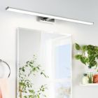 Éclairage miroir chromé en plastique, Nancy, 13,5W, 4000K LED, IP44