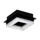 Lampe plafond noire en acier, Arjo, 4W, 3000K LED
