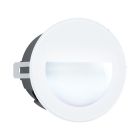 Applique d'extérieur encastrable blanche en aluminium, Luigino, 2,5W, 4000K LED, IP65