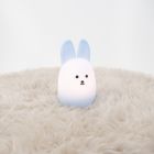 Lampe de table pour enfants bleue en plastique, Bunny, 5W, RGBW LED