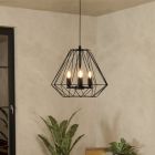 Suspension noire en aluminium, Kwok