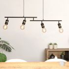 Suspension noire en aluminium, Jelger