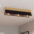 Plafonnier noir en aluminium, Kyla