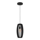 Suspension en bois noire, Wilko