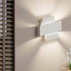 Applique murale blanche en aluminium, Kylie