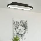 Plafonnier noir en aluminium, Maira, 27W, 3000K LED, gradable en 3 étapes