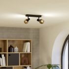 Spot plafond cuivre en verre, Castellazo