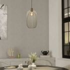 Suspension beige en acier, Lodods