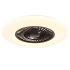 Ventilateur de plafond blanc en plastique, Kjelt, 40W, RGBW LED, avec télécommande