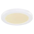 Lampe plafond blanche en plastique, Cage, 18W, couleur réglable LED