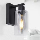 Applique murale noire en verre, Mariya