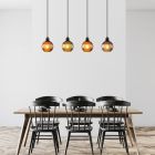 Suspension multicolore en verre, Zoubida