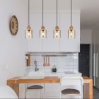 Suspension noire en verre, Abelon