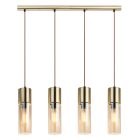 Suspension ambre en verre, Xena