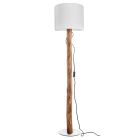 Lampadaire rustique bois, Najima, avec interrupteur