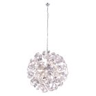 Suspension chromée en métal, Teake